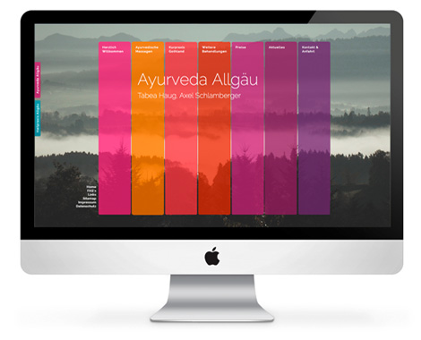 Ayurveda Allgäu Webseite