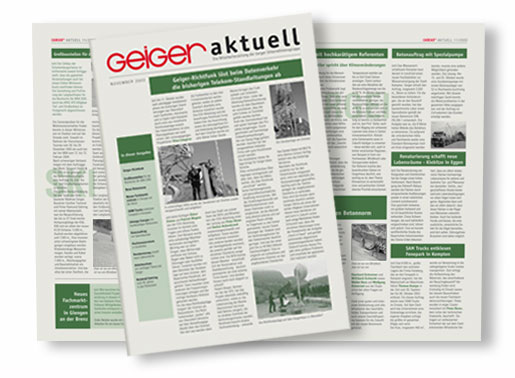 Firmenzeitung Geiger