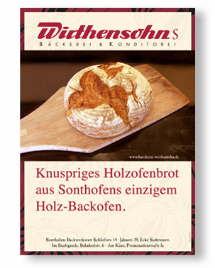 Plakat Bäckerei Wirthensohn