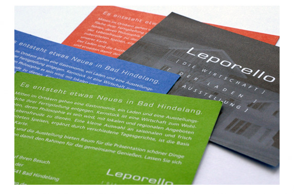 Postkarten Leporello