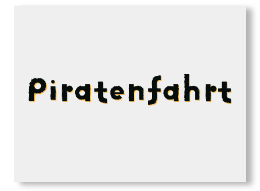 Ferienregion Alpsee Grünten Schriftzug Piratenfahrt